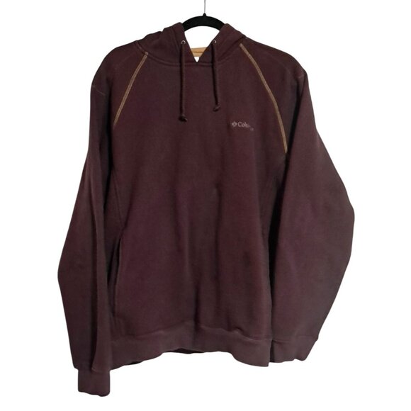 Columbia Sweaters - Columbia Womens XL Maroon Hooded Sweatshirt With Pockets